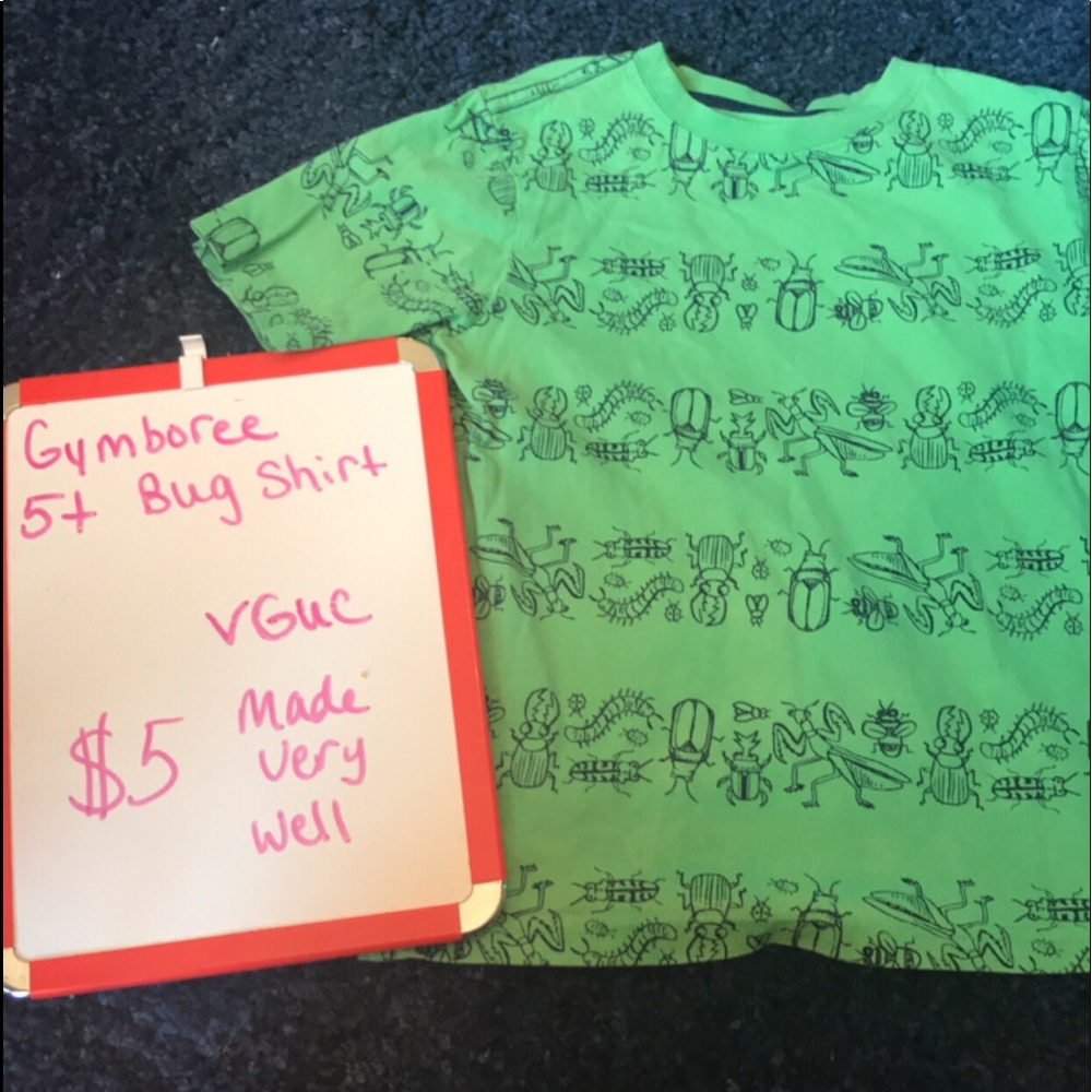 Gymboree bug shirt